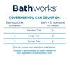 Bathworks DIY PREMIUM Bathtub & Tile Refinishing Kit; 20 oz;