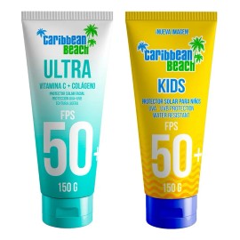 Dúo Protector Solar Adulto Caribbean Beach Kids