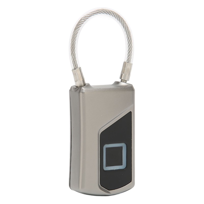 Fingerprint Padlock IP65 Waterproof 0.5S Fast 10 Sets Fingerprints Automatic