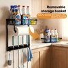 Broom Holder Wall Mount, Broom and Mop Organizer Wall Hanging