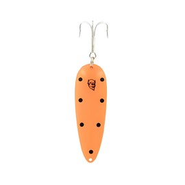 Dardevle 850 Dardevle Midget - Flo Orange/Black Dots 3/16 oz. - 1 3/8" x 5/8"