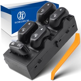 Sorghum Power Window Switch Driver Side - Master Window Switch for 04-08 Ford F150 Lobo 03-08 Crown Victoria 03-06 Expedition Mercury Grand Marquis Marauder Lincoln Mark LT Replace# 5L1Z14529AA 901339