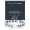 7mm Silver Cuban Link Bracelet, 21cm (8 Inches) Stainless Steel