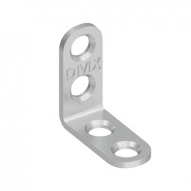 Gedotec Angle Connector 90° Versatile Hole Angle | Pack of 4 Angle Iron - 30 x 30 x 13 mm | Post Support Heavy Duty Screw-On Angle | Metal Angle Metal Angle 90 Degree Angle Metal