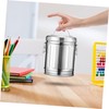 CONGARTENO Vintage Galvanized Metal Bucket Ashtray with Lid Compact Desktop