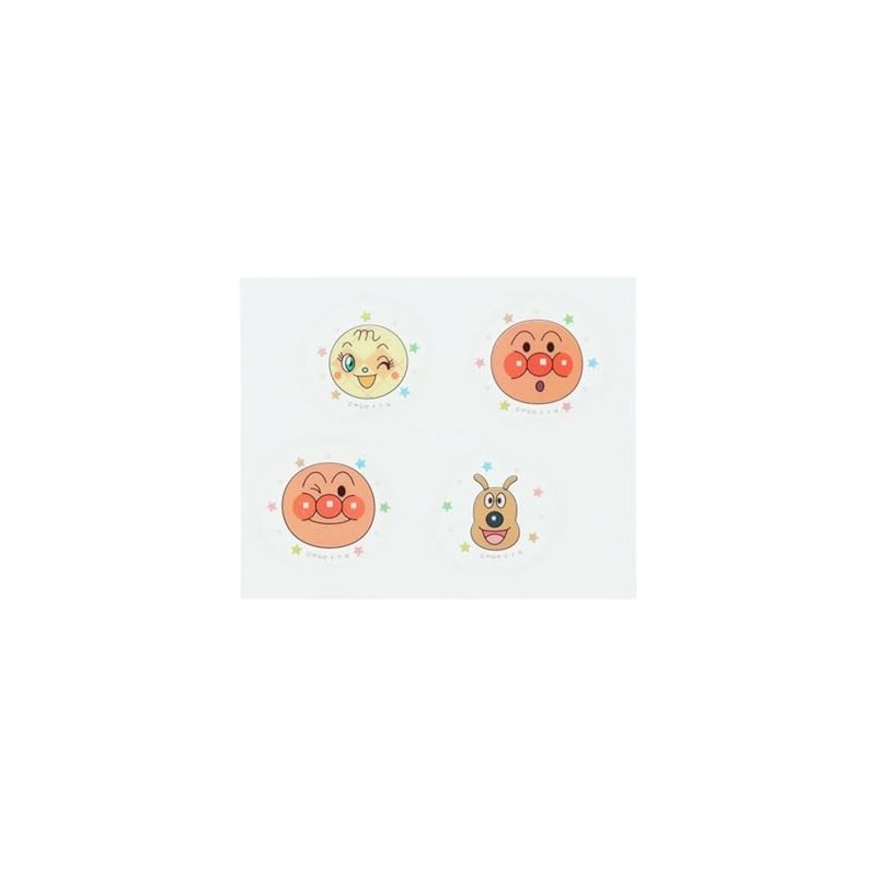 Sunstar Stationery Anpanman Together! Lipeta Face Anpanman 808369 Sticker