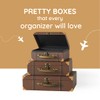 SLPR Paperboard Suitcases (Set of 3, Travel) | Decorative Boxes