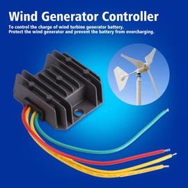 Fdit 12V 300W Wind Turbine Generator Charging Controller Regulator in Use Wind Controller in Use Single Phase/Three Phase(Three Phase)