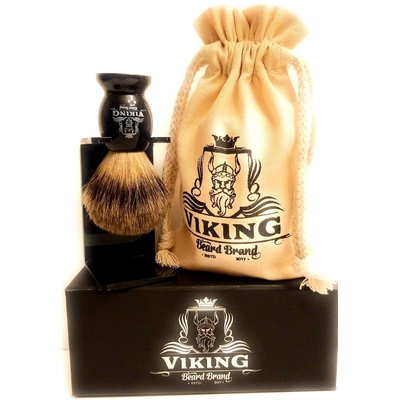 Shaving Brush - Best Badger Hair Bristle Shave Set for