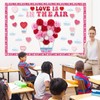 Valentine's Day Bulletin Board Decoration 3D Pink Red Heart Paper