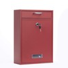 Wall Mounted Locking Vertical Dropbox Mailbox - Safe and Secure