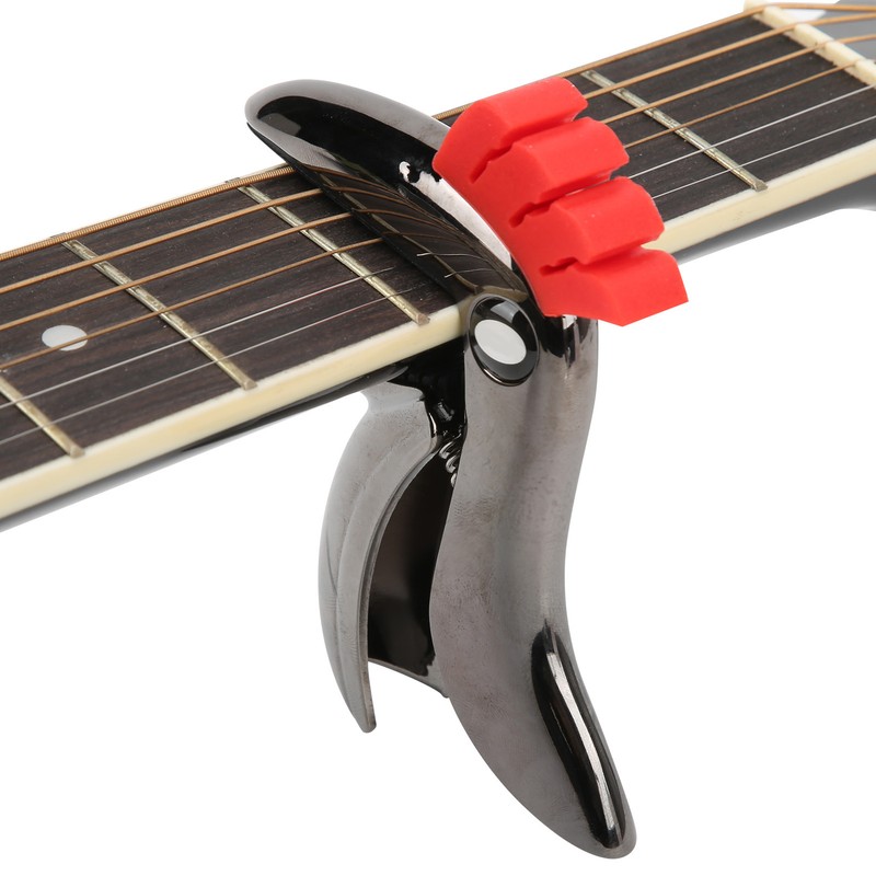 Bird Shape Guitar Capo Zinc Alloy Easily Switch Folk Pop