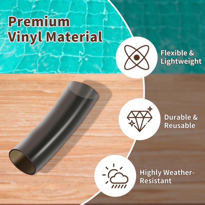 Belleone 20Pcs Pool Cover Spring Sleeve, Replacement Winter Swimming Pool