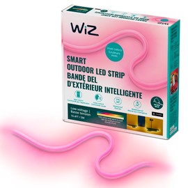 WiZ Connected 16 ft LED Light Strip Base Kit with Plug - Flowing Multicolor LED Color-Changing Light Strip For Your Smart Home - Control App - Works with Google Home Alexa and Siri Shortcuts