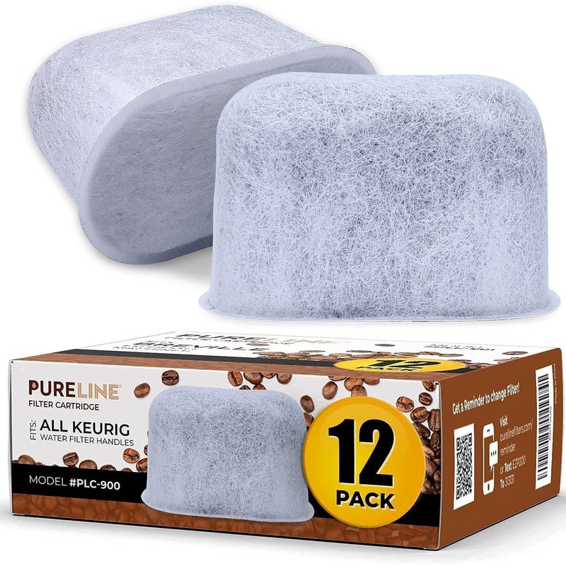 Keurig Filter Replacement, 12 Pack Compatible Charcoal Water Filter Replacement