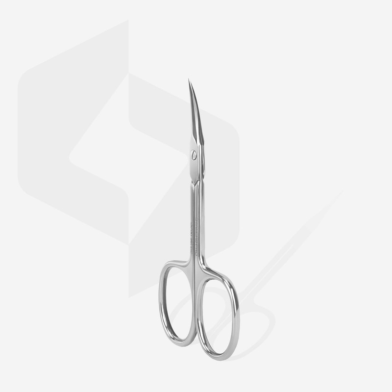 STALEKS PRO Expert SE-50/2 Professional Cuticle Scissors Ergonomic Rings Stainless