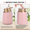 TOOZFO Soap Foaming Dispenser Ceramic with Easy-to-Press Pump Hand Foam
