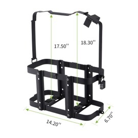 SPARKWHIZ Jerry Can Mount with Combination Lock, Jerry Fuel Can Holder Heavy Duty for 5 Gallon 20L