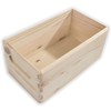 Wooden Open Crate Box 21 x 12 x 9 cm