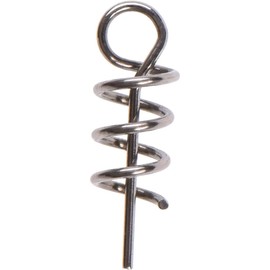 50Pcs Screw Needle Outdoor Fishing Lock Fishing Latch Pin Soft Lure Fishing Tools Worms Crank Hook Fixed Needle Crank Hooks Lures Fishing Hooks Spring Bait(ZS410)