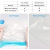 Vacuum Clothes Storage Bags with Zip and Pump, Large Storage