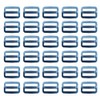 Pcxino 200pcs 1 inch Plastic Tri-Glide Slides Buckles,Adjustable Webbing Strap
