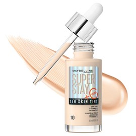 Maybelline Super Stay Up to 24HR Skin Tint, Radiant Light-to-Medium Coverage Foundation, Makeup Infused With Vitamin C:_110