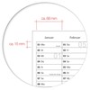 Kalenderoutlet DIN A1 Wipe-Clean Wall Calendar 2026 Rolled 84.0 x