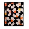 Cosatto Baby Blanket, Combed Cotton Knitted, New Baby Gift, Black/Pink/Orange,