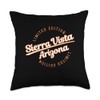 Retro Athletic Sierra Vista AZ Apparel Throw Pillow