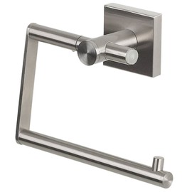 Spirella WC Rollenhalter "Nyo" Edelstahl Toilettenpapierhalter Klopapierhalter zum kleben oder bohren