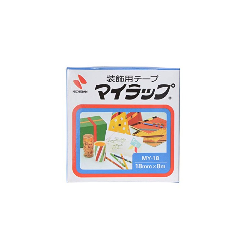 Nichiban My Wrap MY-18 Silver, 0.7 inches (18.0 mm) x