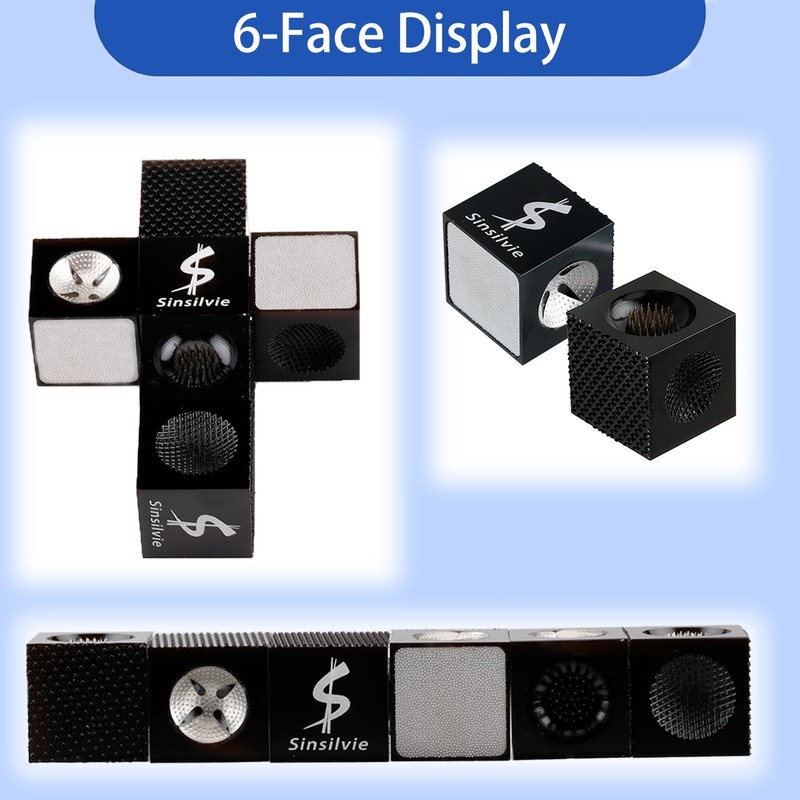 Sinsilvie Pool Cue Tips Shaper 3 in 1 Cue Tips