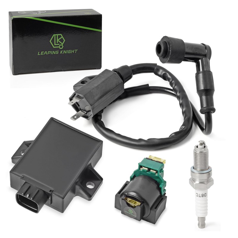 Igniter CDI and Starter Solenoid Relay Ignition Coil for Kawasaki