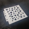 Lottoyday Heart DIY Hollow Design PET Plastic Stencil, Perfect for