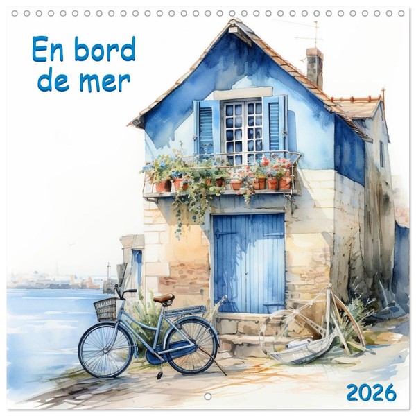 En bord de mer (Calendrier mural carré 2026 30 x