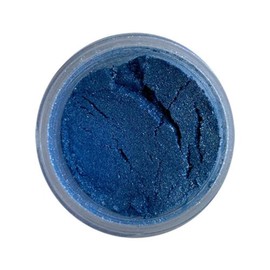Edible Glint Dust Blue, Edible Luster Dust, 4 gram jar, Food Grade, MADE IN USA