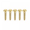 sourcing map Pack of 50 Wood Screws M3 x 16