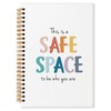 Grace Yonks Cute Colorful Safe Space Journal Notebook, Mental Health