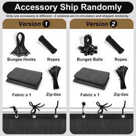 Artpuch 90% Sun Shade Cloth, 12 x 16 FT Pergola Shade Cover Canopy with Grommets, Sun Screen Fabric Tarp for Patio, Outdoor, Garden, Backyard, Dark Grey