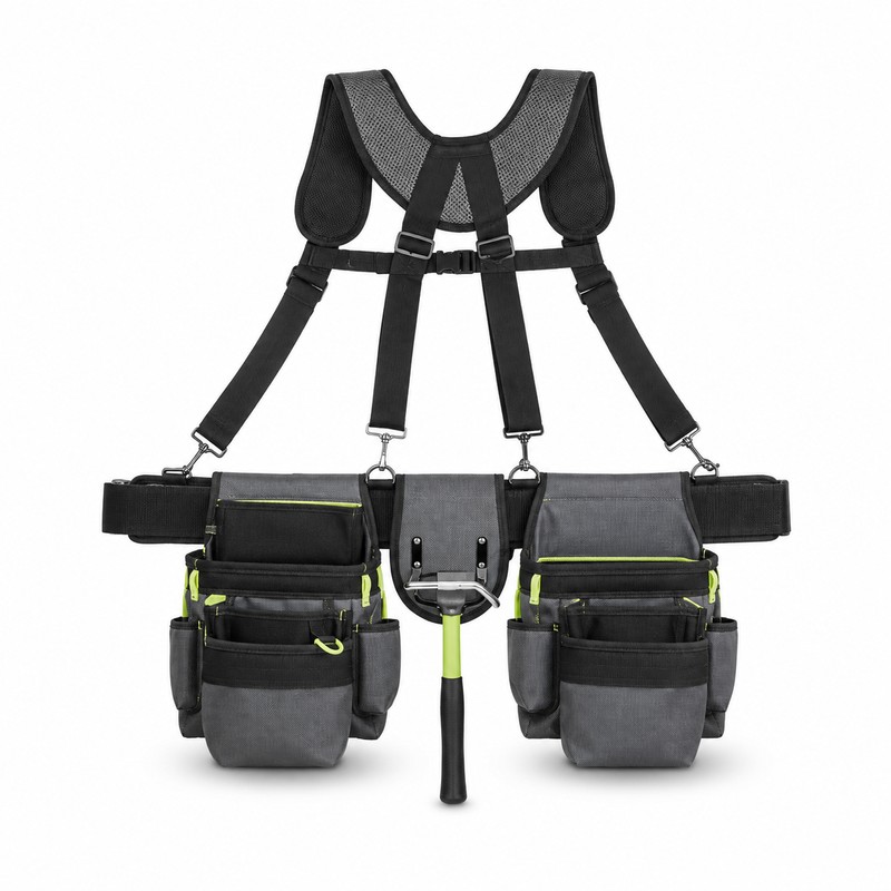 Adjustable Tool Belt for Work – 32–66 Inch Nylon Belt