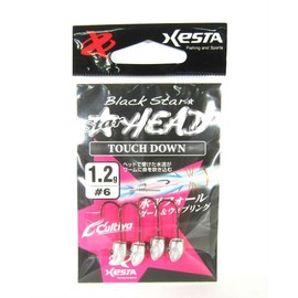 Zesta Black Star HEAD touchdown 1.2g hook # 6