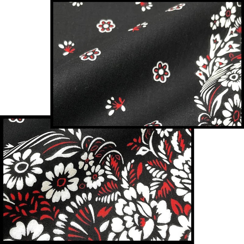 Trifong Bandana, 100% Cotton, Cashew Nut Pattern, Paisley Handkerchief, Unisex,