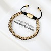 WP WEPICK Gold Bracelets for Men 18K Gold Plated Franco