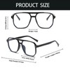 YAMEIZE Blue Light Filter Glasses for Women and Men Square