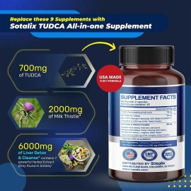 Tudca Desintoxicación Y Protector Hepático 90 Capsulas