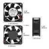sourcingmap 60mm x 60mm x 25mm 12V DC Cooling Fan