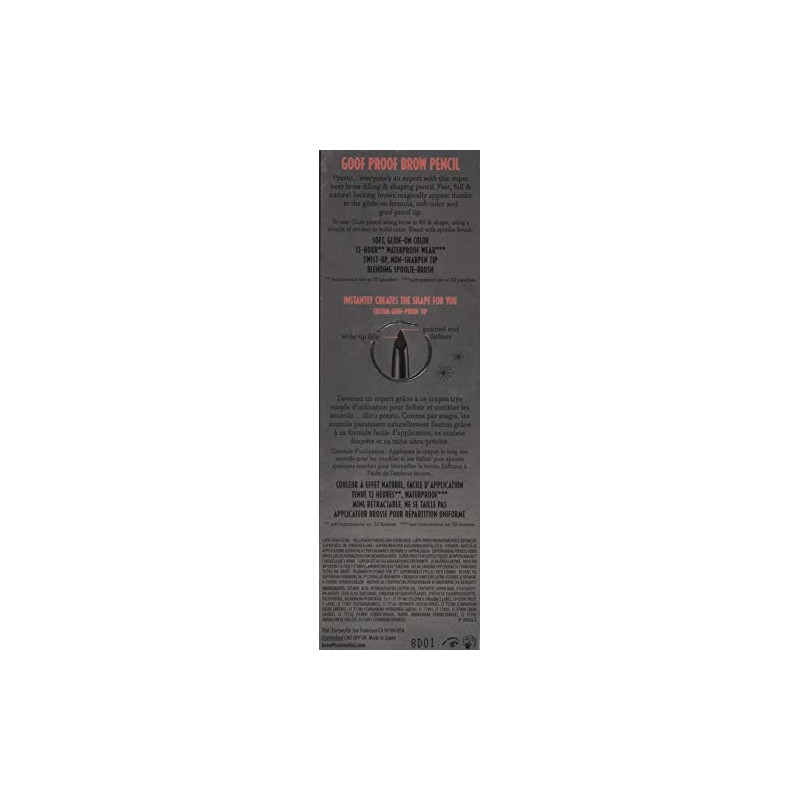 Benefit Goof Proof Brow Pencil Super Easy Brow-Filling & Shaping