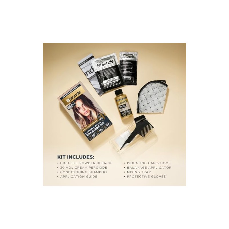 Jerome Russell Bblonde Maximum BALAYAGE KIT | Salon-Quality Sun-Kissed Highlights