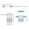 sourcing map M3 Rivet Nuts, 50pcs Zinc Plated Carbon Steel